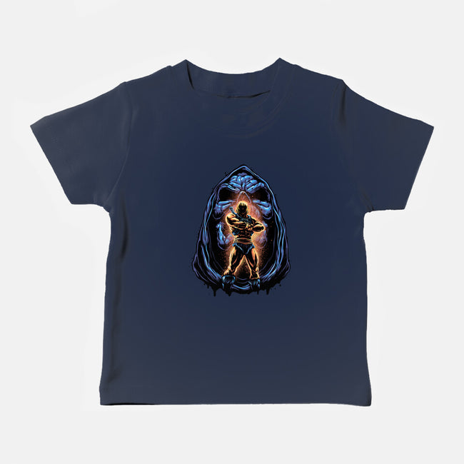 Shining Aura Of Power-Baby-Basic-Tee-glitchygorilla