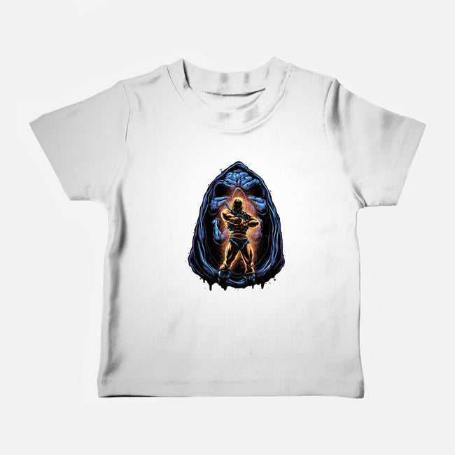 Shining Aura Of Power-Baby-Basic-Tee-glitchygorilla
