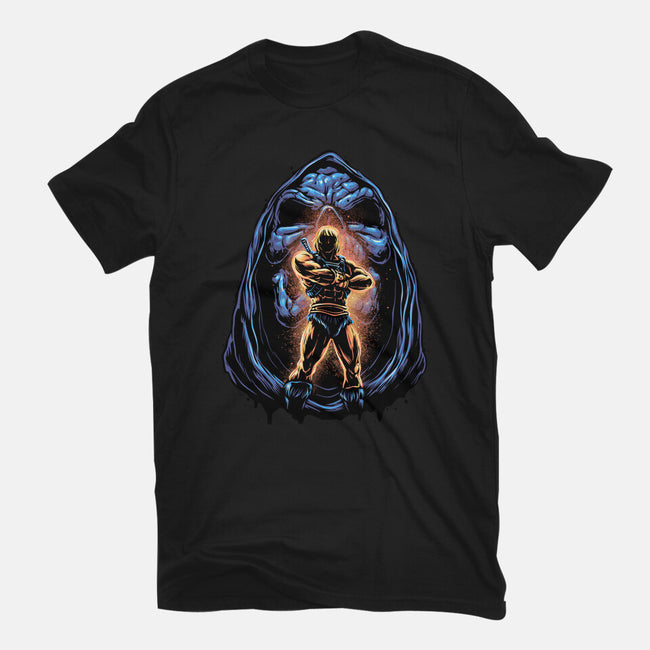 Shining Aura Of Power-Womens-Fitted-Tee-glitchygorilla