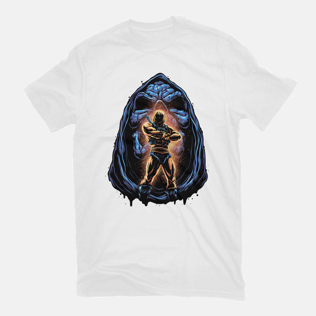 Shining Aura Of Power-Womens-Fitted-Tee-glitchygorilla