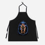 Shining Aura Of Power-Unisex-Kitchen-Apron-glitchygorilla