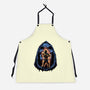 Shining Aura Of Power-Unisex-Kitchen-Apron-glitchygorilla
