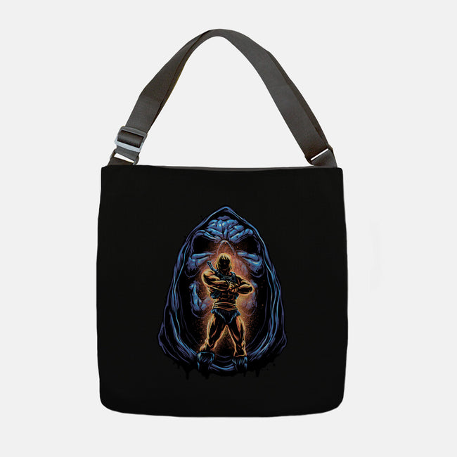 Shining Aura Of Power-None-Adjustable Tote-Bag-glitchygorilla