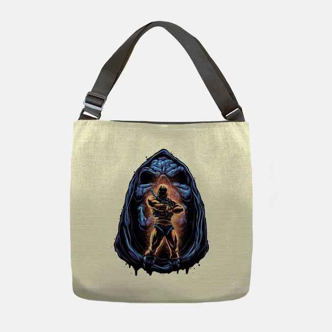 Shining Aura Of Power-None-Adjustable Tote-Bag-glitchygorilla