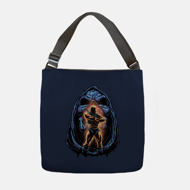 Shining Aura Of Power-None-Adjustable Tote-Bag-glitchygorilla