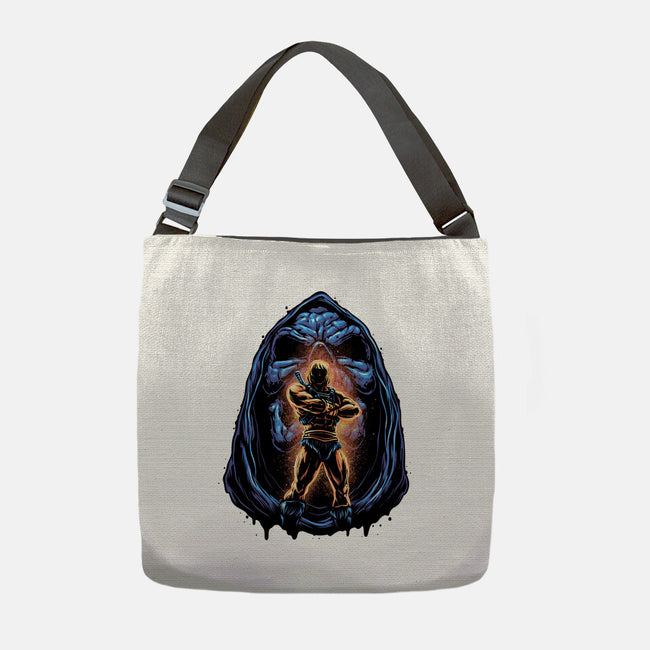Shining Aura Of Power-None-Adjustable Tote-Bag-glitchygorilla