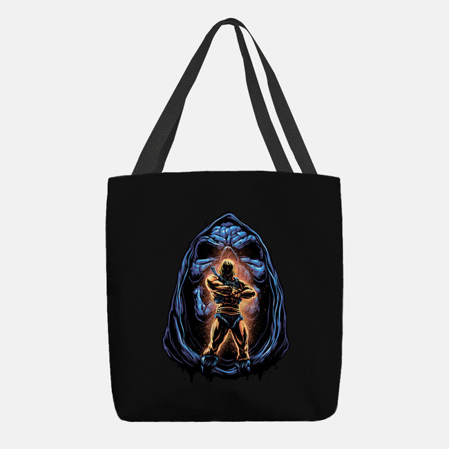 Shining Aura Of Power-None-Basic Tote-Bag-glitchygorilla
