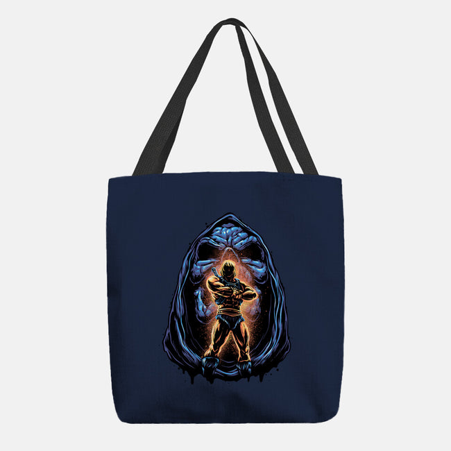 Shining Aura Of Power-None-Basic Tote-Bag-glitchygorilla