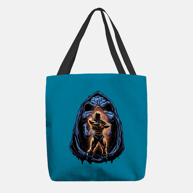 Shining Aura Of Power-None-Basic Tote-Bag-glitchygorilla