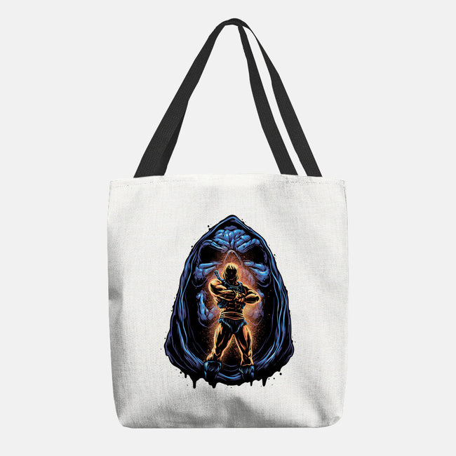 Shining Aura Of Power-None-Basic Tote-Bag-glitchygorilla