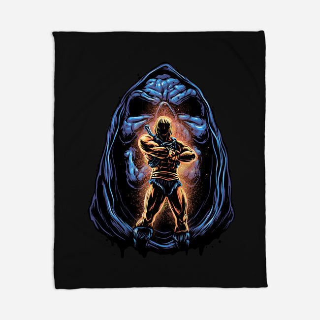 Shining Aura Of Power-None-Fleece-Blanket-glitchygorilla