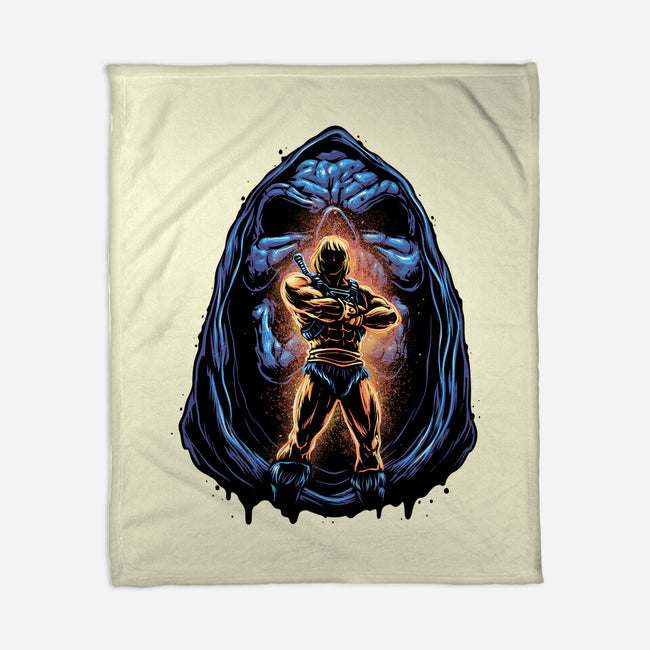 Shining Aura Of Power-None-Fleece-Blanket-glitchygorilla
