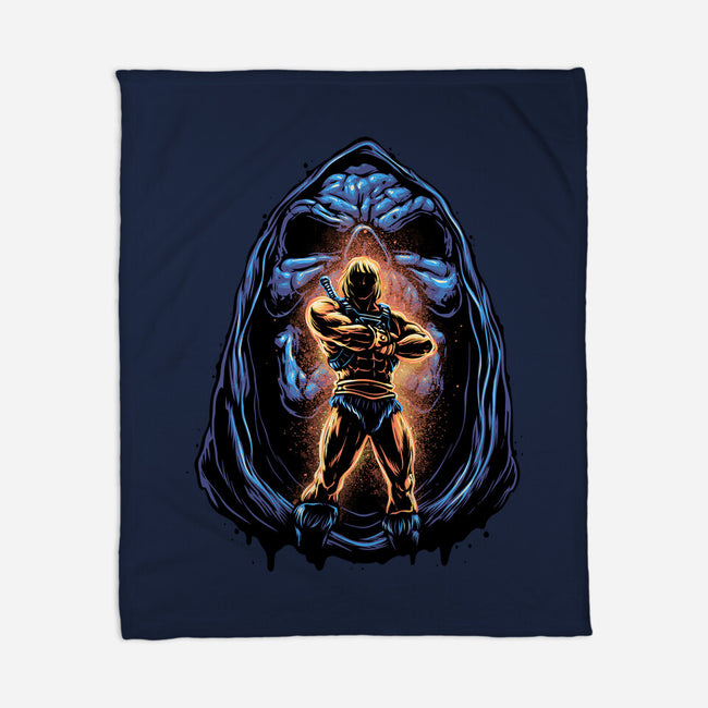 Shining Aura Of Power-None-Fleece-Blanket-glitchygorilla