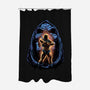 Shining Aura Of Power-None-Polyester-Shower Curtain-glitchygorilla