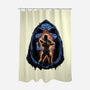 Shining Aura Of Power-None-Polyester-Shower Curtain-glitchygorilla