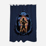 Shining Aura Of Power-None-Polyester-Shower Curtain-glitchygorilla