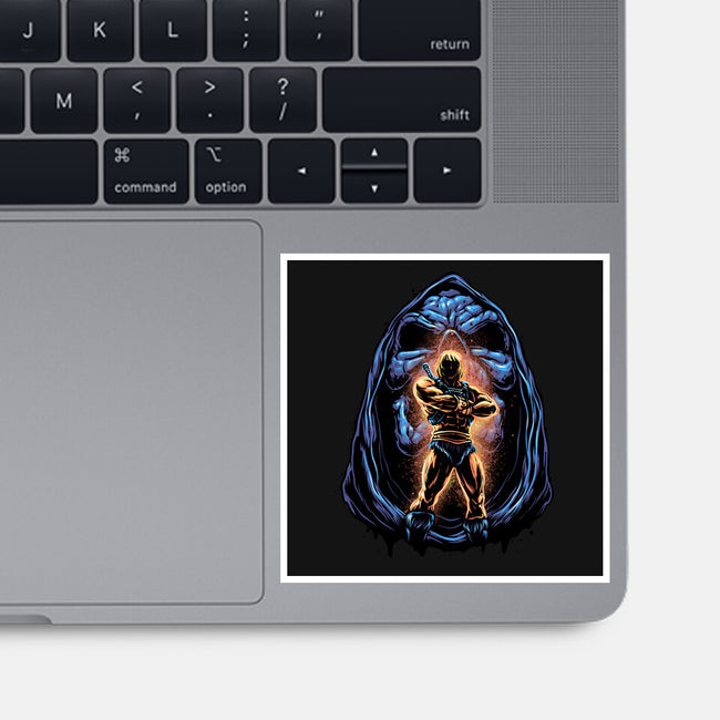 Shining Aura Of Power-None-Glossy-Sticker-glitchygorilla