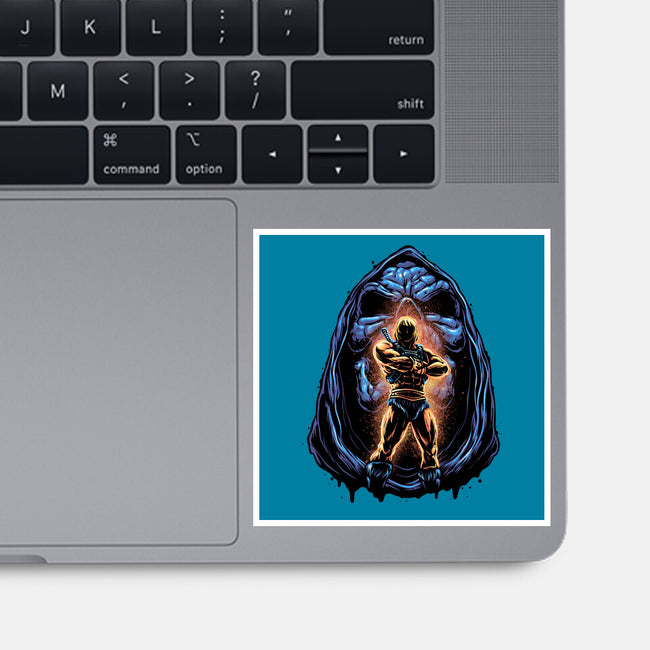 Shining Aura Of Power-None-Glossy-Sticker-glitchygorilla