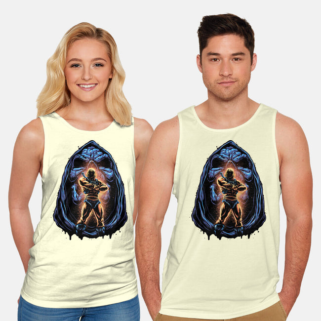 Shining Aura Of Power-Unisex-Basic-Tank-glitchygorilla