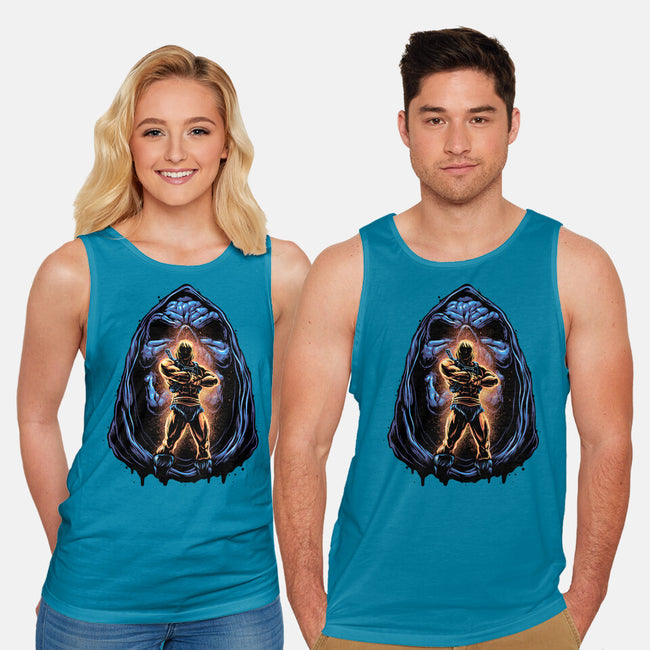 Shining Aura Of Power-Unisex-Basic-Tank-glitchygorilla