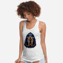 Shining Aura Of Power-Womens-Racerback-Tank-glitchygorilla