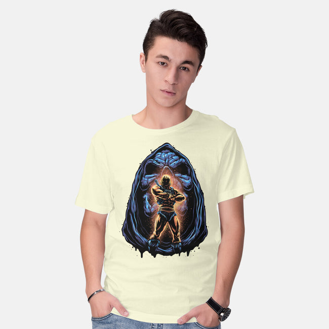 Shining Aura Of Power-Mens-Basic-Tee-glitchygorilla