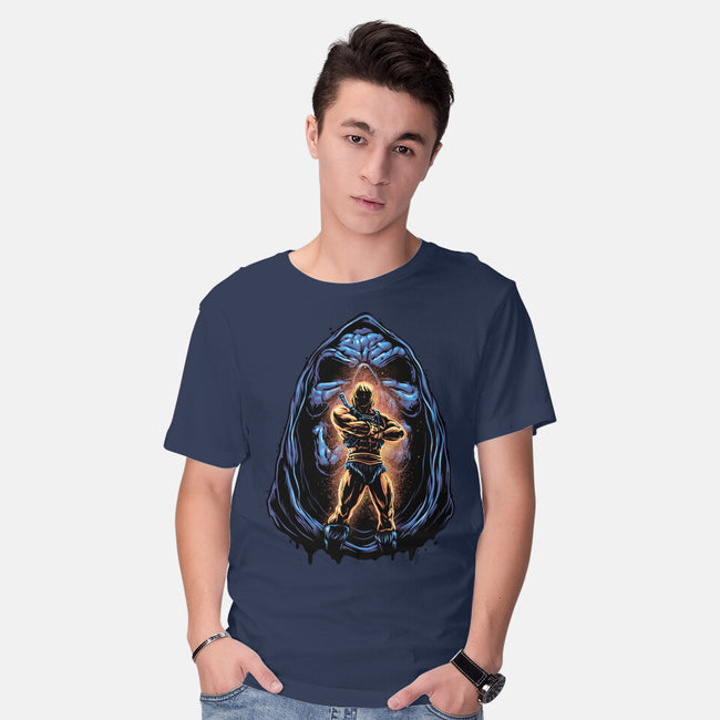 Shining Aura Of Power-Mens-Basic-Tee-glitchygorilla