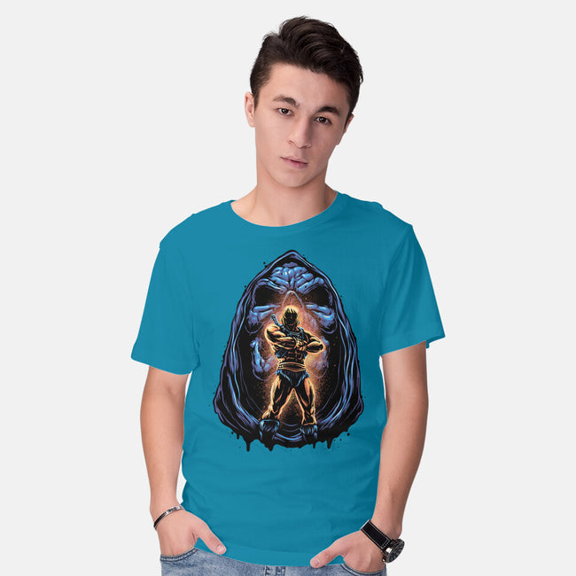 Shining Aura Of Power-Mens-Basic-Tee-glitchygorilla