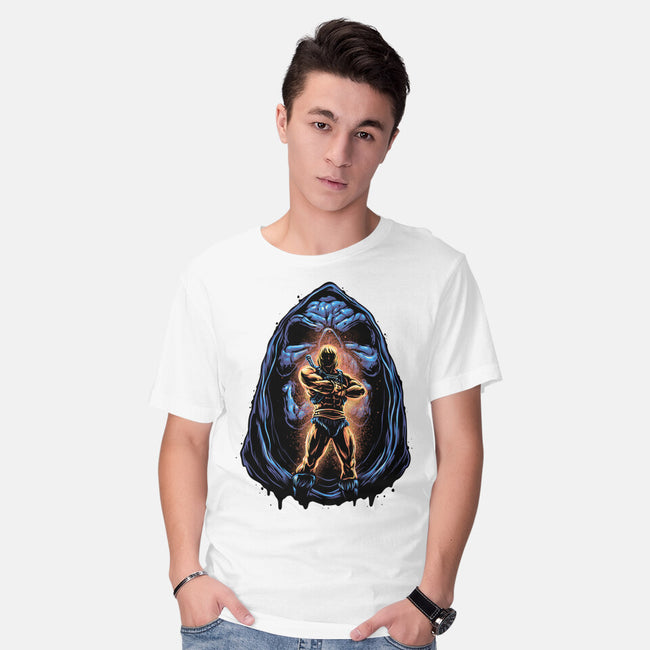 Shining Aura Of Power-Mens-Basic-Tee-glitchygorilla