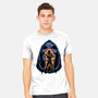 Shining Aura Of Power-Mens-Heavyweight-Tee-glitchygorilla