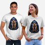 Shining Aura Of Power-Unisex-Basic-Tee-glitchygorilla