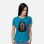 Shining Aura Of Power-Womens-Basic-Tee-glitchygorilla