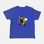Ride The Green Dino-Baby-Basic-Tee-glitchygorilla