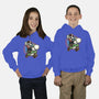 Ride The Green Dino-Youth-Pullover-Sweatshirt-glitchygorilla