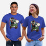Ride The Green Dino-Unisex-Basic-Tee-glitchygorilla