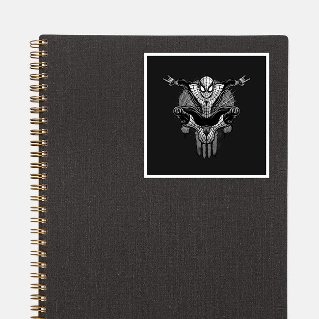 Climb The City Walls-None-Glossy-Sticker-glitchygorilla