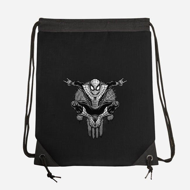 Climb The City Walls-None-Drawstring-Bag-glitchygorilla