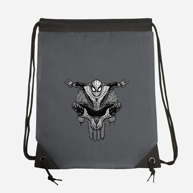 Climb The City Walls-None-Drawstring-Bag-glitchygorilla