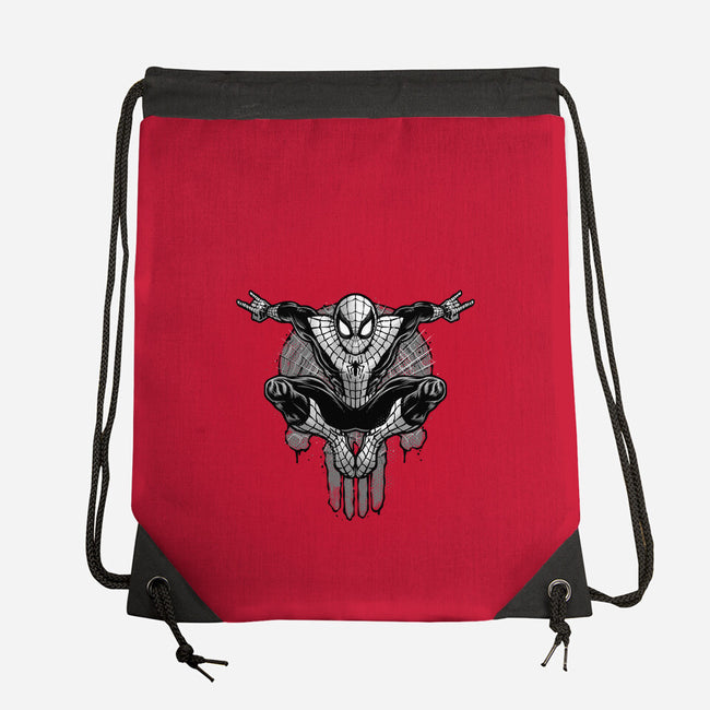 Climb The City Walls-None-Drawstring-Bag-glitchygorilla