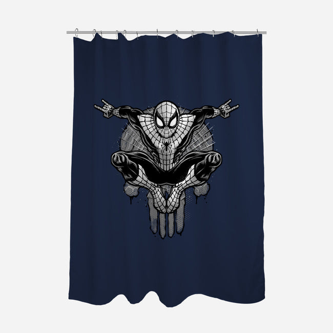 Climb The City Walls-None-Polyester-Shower Curtain-glitchygorilla