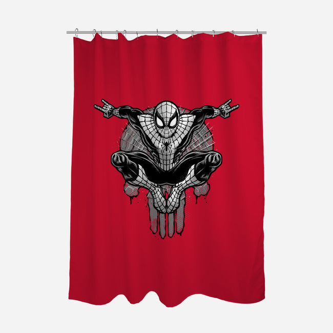 Climb The City Walls-None-Polyester-Shower Curtain-glitchygorilla