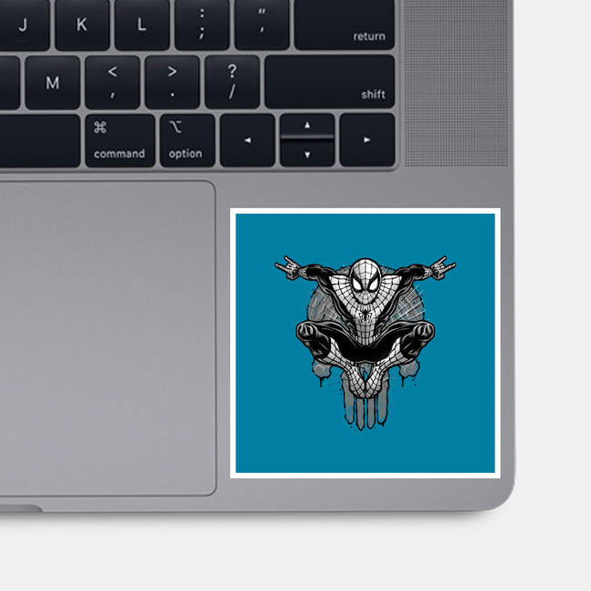Climb The City Walls-None-Glossy-Sticker-glitchygorilla