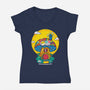 Wow Magic Store-Womens-V-Neck-Tee-krisren28