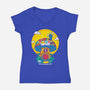 Wow Magic Store-Womens-V-Neck-Tee-krisren28
