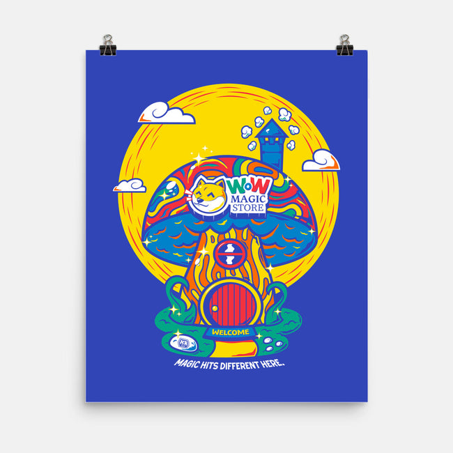 Wow Magic Store-None-Matte-Poster-krisren28