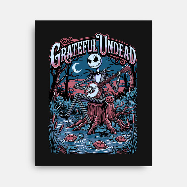 The Undead Band-None-Stretched-Canvas-P1yu5h