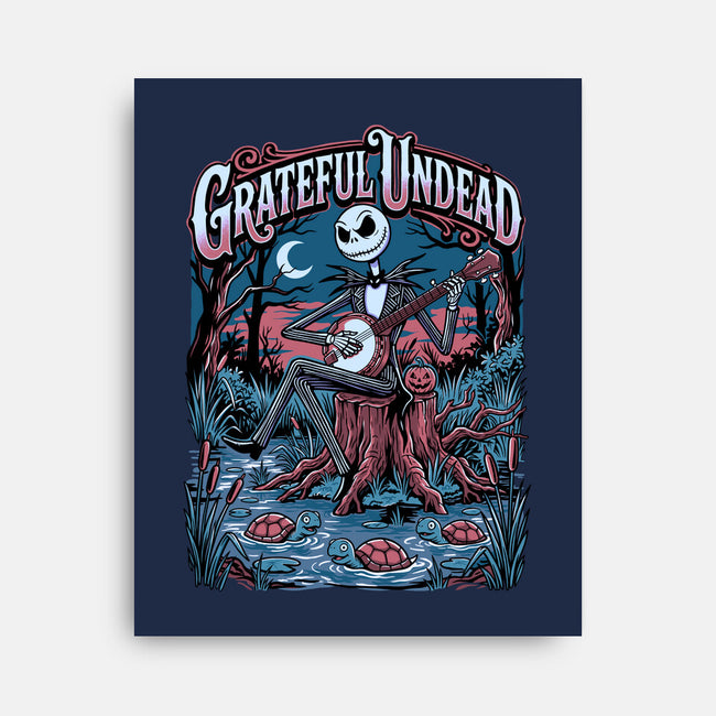 The Undead Band-None-Stretched-Canvas-P1yu5h