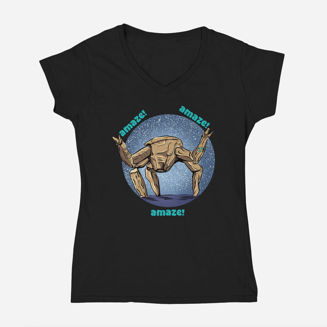 Amaze Rock-Womens-V-Neck-Tee-nickzzarto