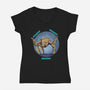 Amaze Rock-Womens-V-Neck-Tee-nickzzarto