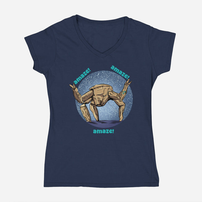 Amaze Rock-Womens-V-Neck-Tee-nickzzarto